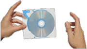 gif of a CD