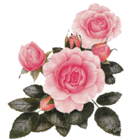 Retro gif of roses